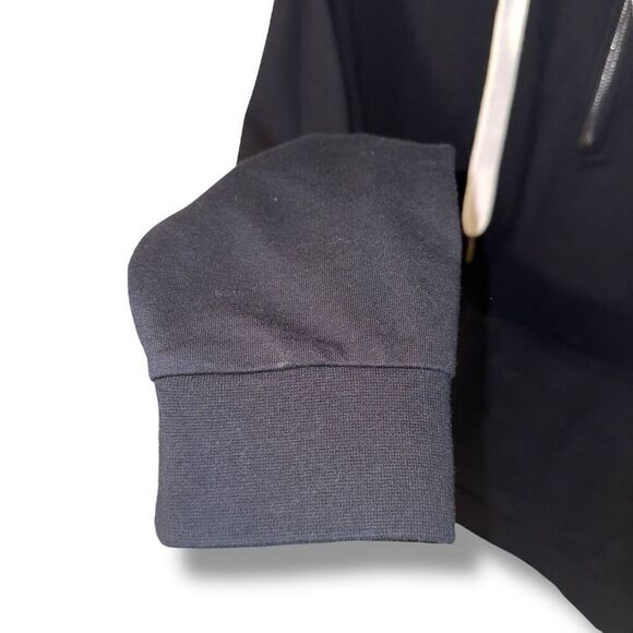 Robert Barakett Montreal Black 1/4 Zip Hoodie L - Picture 6 of 8